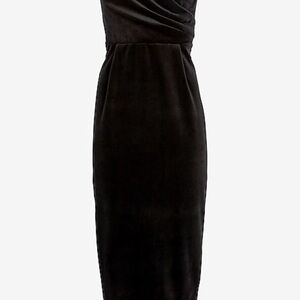 Express Strapless Black Dress